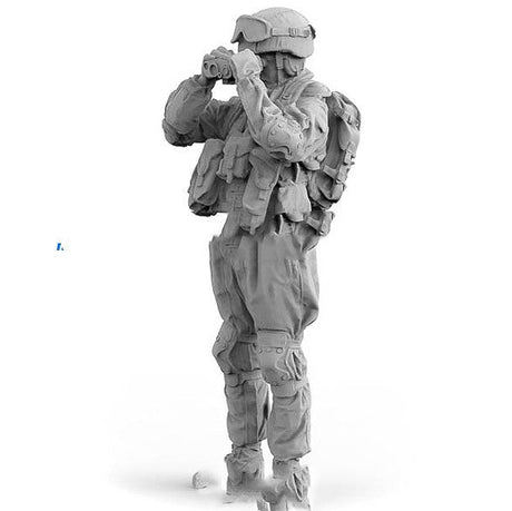 Modern Military Soldier Resin Model – 1:35 Scale Collectible Figurine - Resin soldier - 