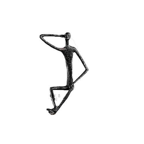 Modern Minimalist Metal Character Sculpture – Nordic Art Figurine - Type B - 