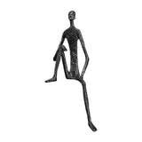 Modern Minimalist Metal Character Sculpture – Nordic Art Figurine - Type C - 
