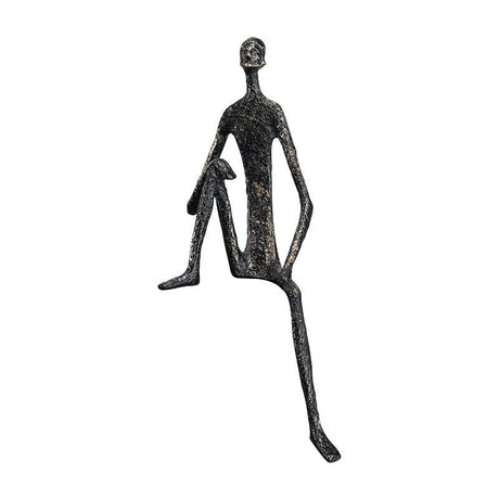 Modern Minimalist Metal Character Sculpture – Nordic Art Figurine - Type C - 
