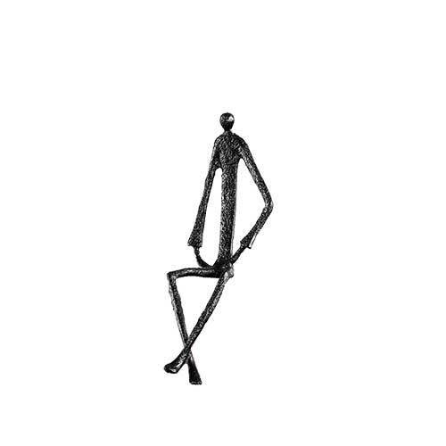 Modern Minimalist Metal Character Sculpture – Nordic Art Figurine - Type A - 