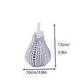 Modern Resin Pear Sculpture – Minimalist Fruit Ornament for Home Décor - 18x10.5x10.5cm - Pear - 