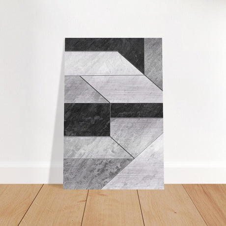 Modern Wall art Print | Da Vinci Abstract Wall art Print | Minimalist - Brushed Aluminum Print - 50x75 cm / 20x30″ - 