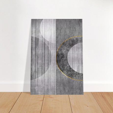 Modern Wall art Print | Da Vinci Abstract Wall art Print | Minimalist - Brushed Aluminum Print - 70x100 cm / 28x40″ - 