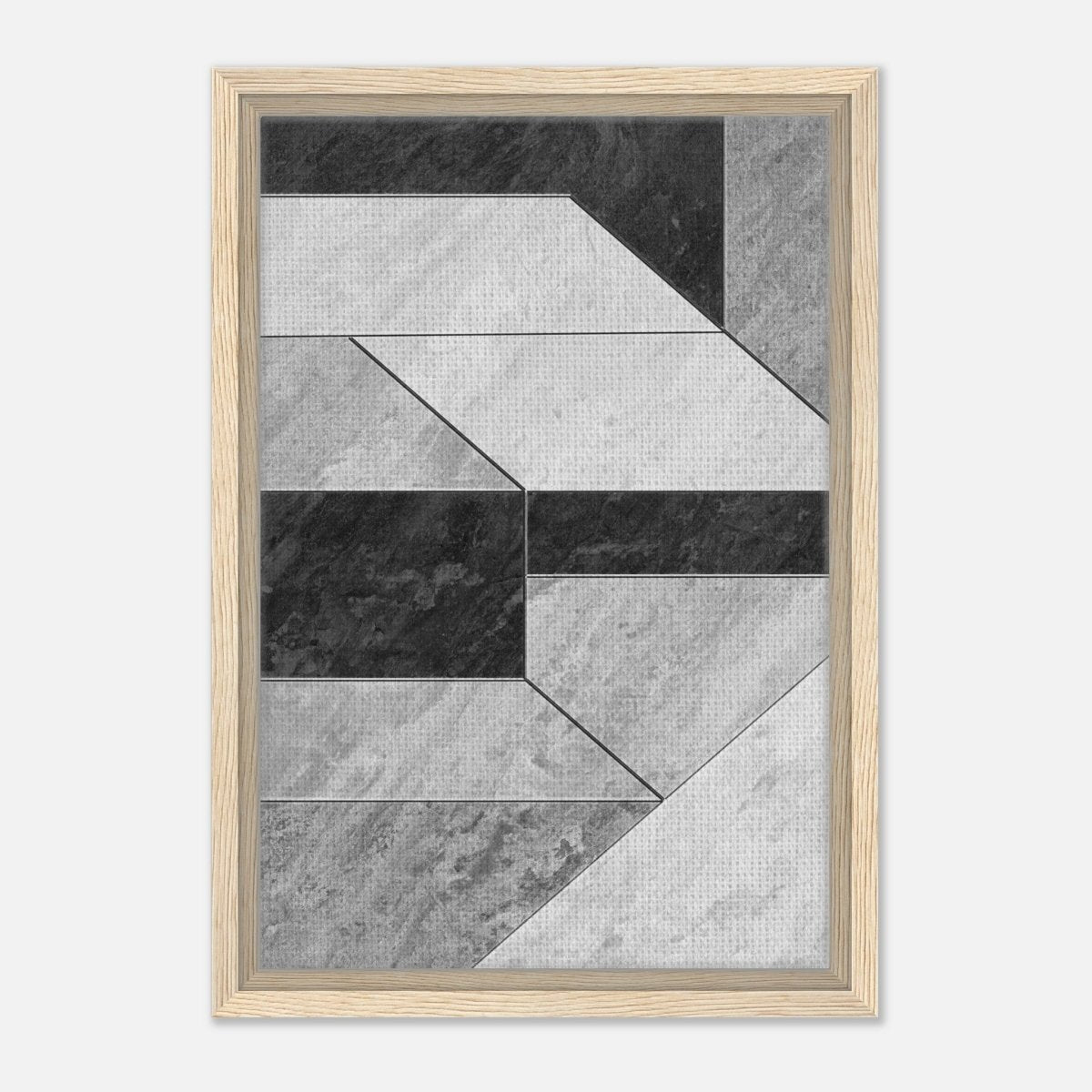 Modern Wall art Print | Da Vinci Abstract Wall art Print | Minimalist - Framed Canvas - 30x45 cm / 12x18″ - Wood frame