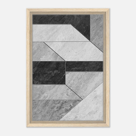 Modern Wall art Print | Da Vinci Abstract Wall art Print | Minimalist - Framed Canvas - 30x45 cm / 12x18″ - Wood frame