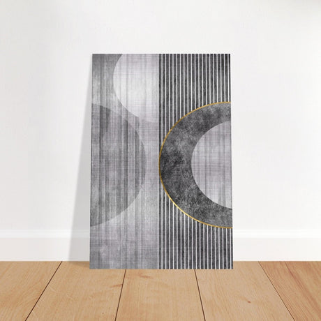 Modern Wall art Print | Da Vinci Abstract Wall art Print | Minimalist - Brushed Aluminum Print - 40x60 cm / 16x24″ - 
