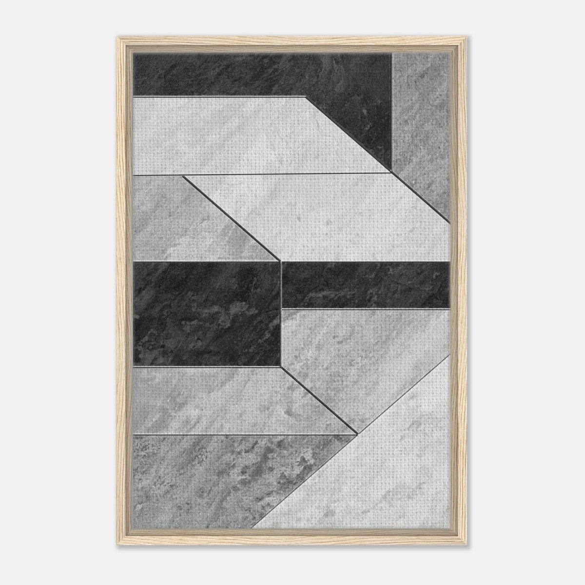 Modern Wall art Print | Da Vinci Abstract Wall art Print | Minimalist - Framed Canvas - 50x75 cm / 20x30″ - Wood frame