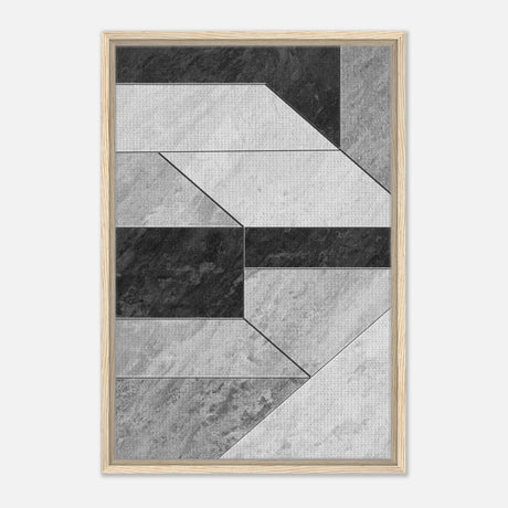 Modern Wall art Print | Da Vinci Abstract Wall art Print | Minimalist - Framed Canvas - 50x75 cm / 20x30″ - Wood frame