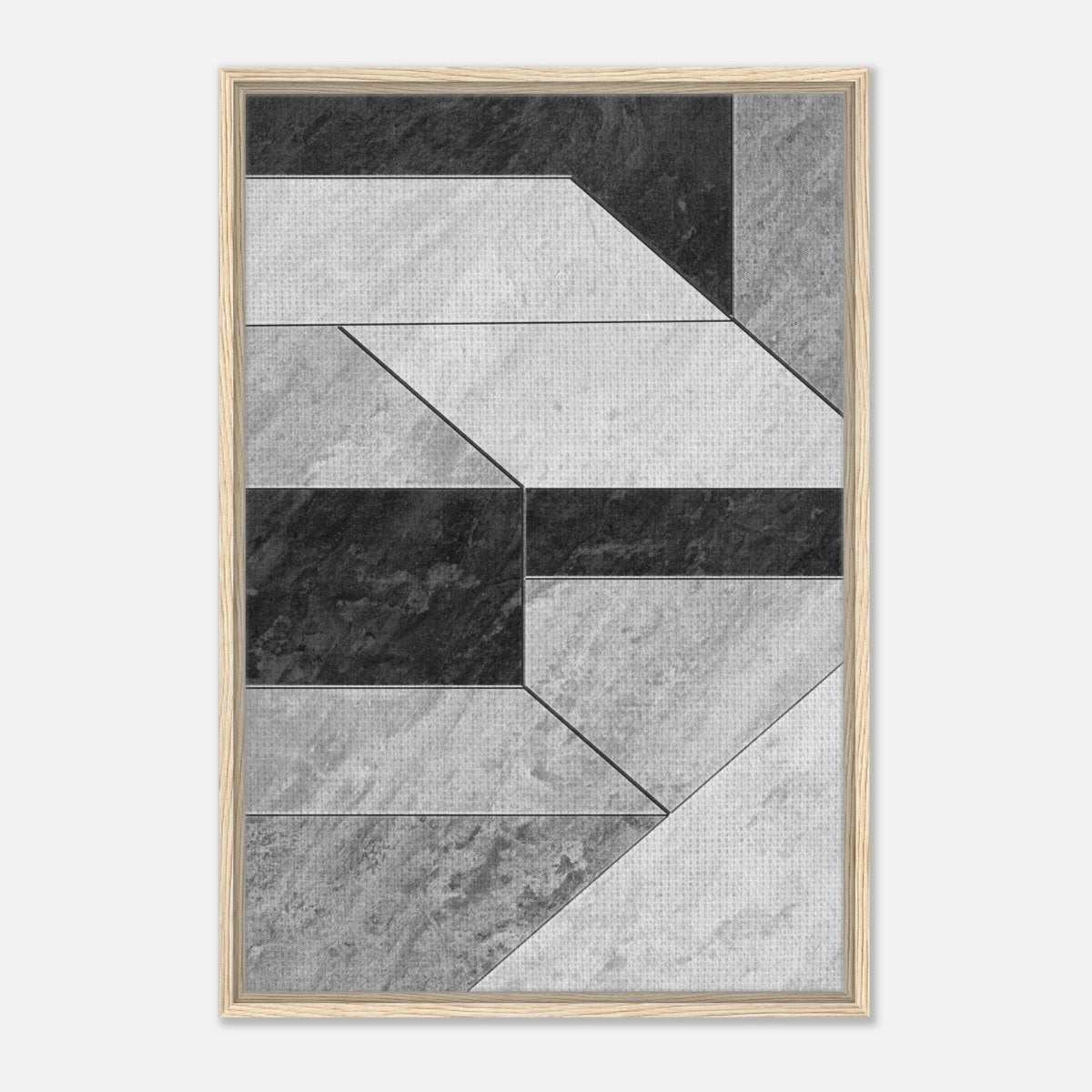 Modern Wall art Print | Da Vinci Abstract Wall art Print | Minimalist - Framed Canvas - 60x90 cm / 24x36″ - Wood frame