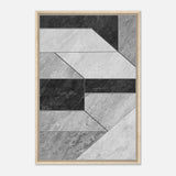 Modern Wall art Print | Da Vinci Abstract Wall art Print | Minimalist - Framed Canvas - 60x90 cm / 24x36″ - Wood frame