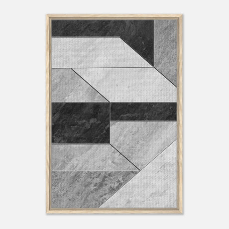Modern Wall art Print | Da Vinci Abstract Wall art Print | Minimalist - Framed Canvas - 60x90 cm / 24x36″ - Wood frame