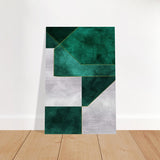 Modern Wall art Print | Da Vinci Abstract Wall art Print - Brushed Aluminum Print - 40x60 cm / 16x24″ - 