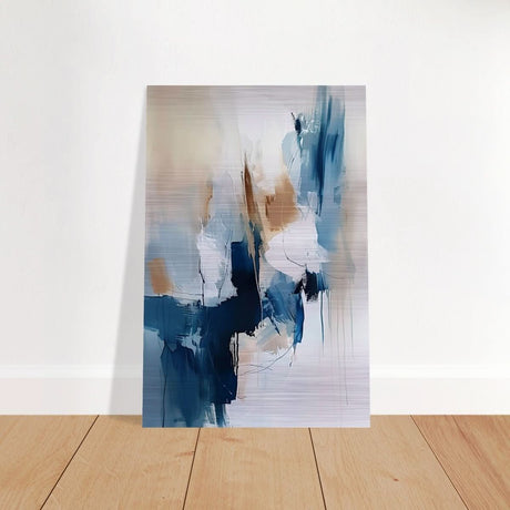Modern Wall art Print | Da Vinci Abstract Wall art Print - Brushed Aluminum Print - 30x45 cm / 12x18″ - 