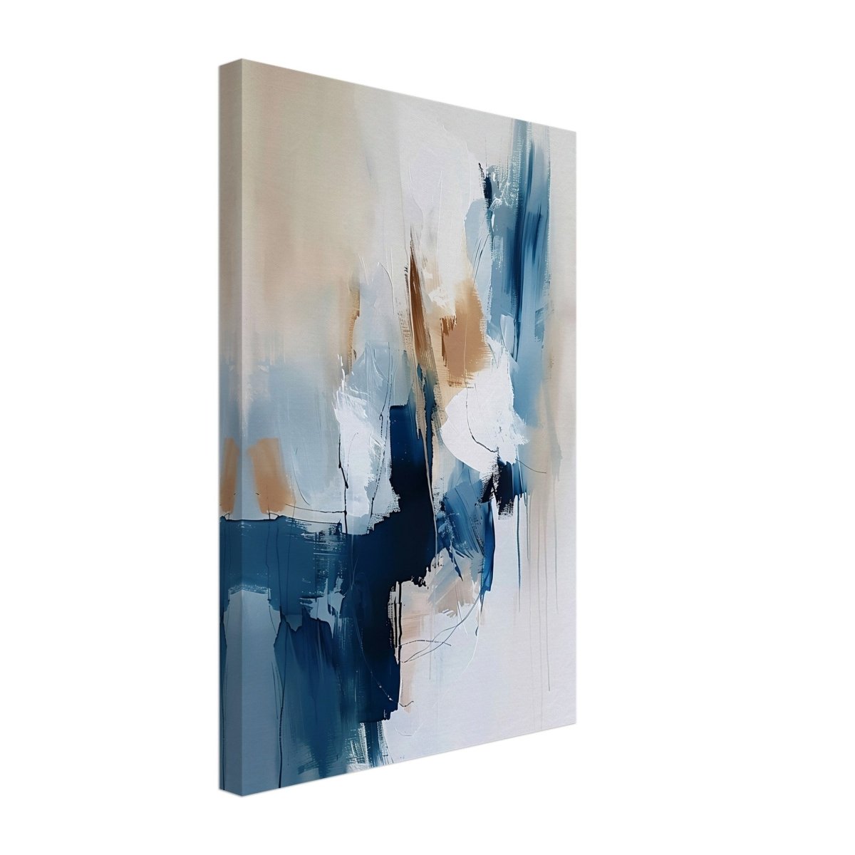 Modern Wall art Print | Da Vinci Abstract Wall art Print - Canvas - 30x45 cm / 12x18″ - 
