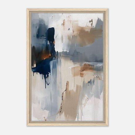 Modern Wall art Print | Da Vinci Abstract Wall art Print - Framed Canvas - 40x60 cm / 16x24″ - Wood frame