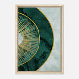 Modern Wall art Print | Da Vinci Abstract Wall art Print - Framed Canvas - 40x60 cm / 16x24″ - Wood frame