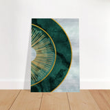 Modern Wall art Print | Da Vinci Abstract Wall art Print - Brushed Aluminum Print - 50x75 cm / 20x30″ - 