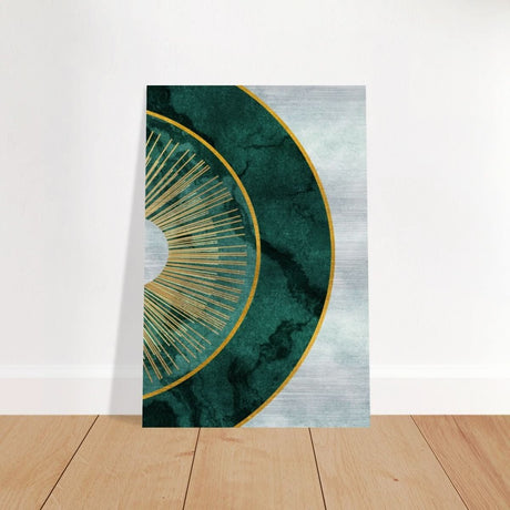 Modern Wall art Print | Da Vinci Abstract Wall art Print - Brushed Aluminum Print - 50x75 cm / 20x30″ - 