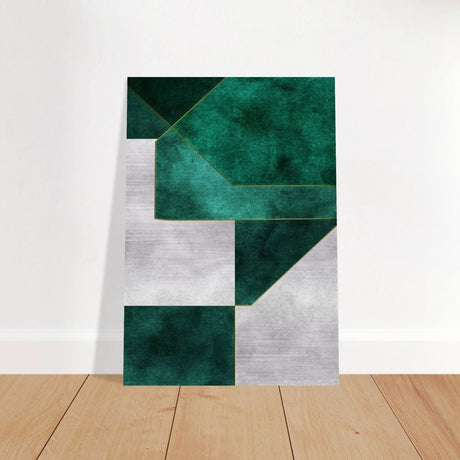 Modern Wall art Print | Da Vinci Abstract Wall art Print - Brushed Aluminum Print - 70x100 cm / 28x40″ - 