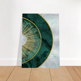 Modern Wall art Print | Da Vinci Abstract Wall art Print - Brushed Aluminum Print - 70x100 cm / 28x40″ - 