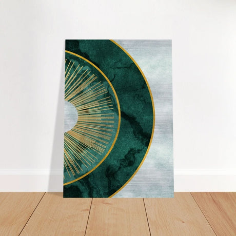 Modern Wall art Print | Da Vinci Abstract Wall art Print - Brushed Aluminum Print - 70x100 cm / 28x40″ - 