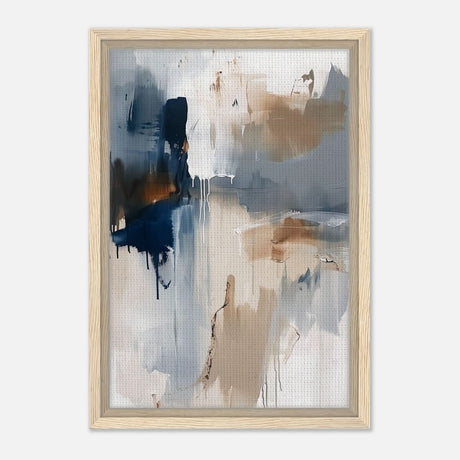 Modern Wall art Print | Da Vinci Abstract Wall art Print - Framed Canvas - 30x45 cm / 12x18″ - Wood frame