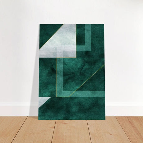 Modern Wall art Print | Da Vinci Abstract Wall art Print - Brushed Aluminum Print - 70x100 cm / 28x40″ - 