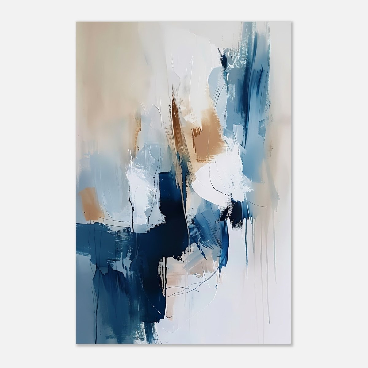 Modern Wall art Print | Da Vinci Abstract Wall art Print - Aluminum Print - 50x75 cm / 20x30″ - 