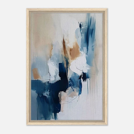 Modern Wall art Print | Da Vinci Abstract Wall art Print - Framed Canvas - 40x60 cm / 16x24″ - Wood frame