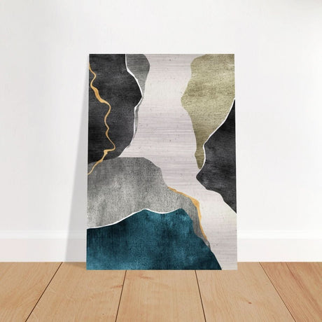 Modern Wall art Print | Da Vinci Abstract Wall art Print - Brushed Aluminum Print - 70x100 cm / 28x40″ - 
