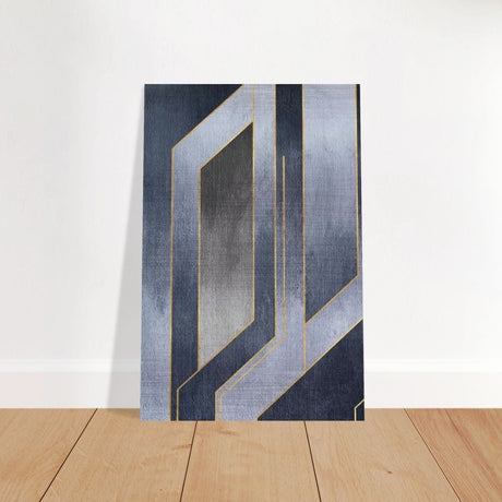Modern Wall art Print | Da Vinci Abstract Wall art Print - Brushed Aluminum Print - 30x45 cm / 12x18″ - 