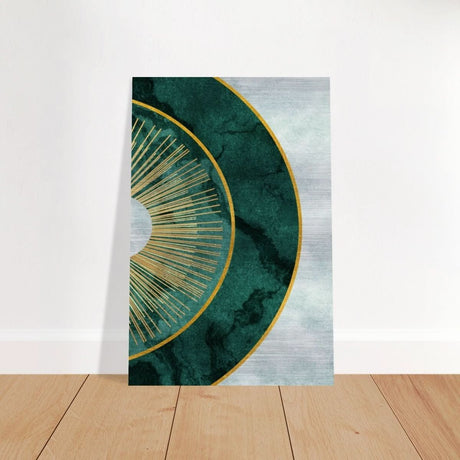 Modern Wall art Print | Da Vinci Abstract Wall art Print - Brushed Aluminum Print - 40x60 cm / 16x24″ - 
