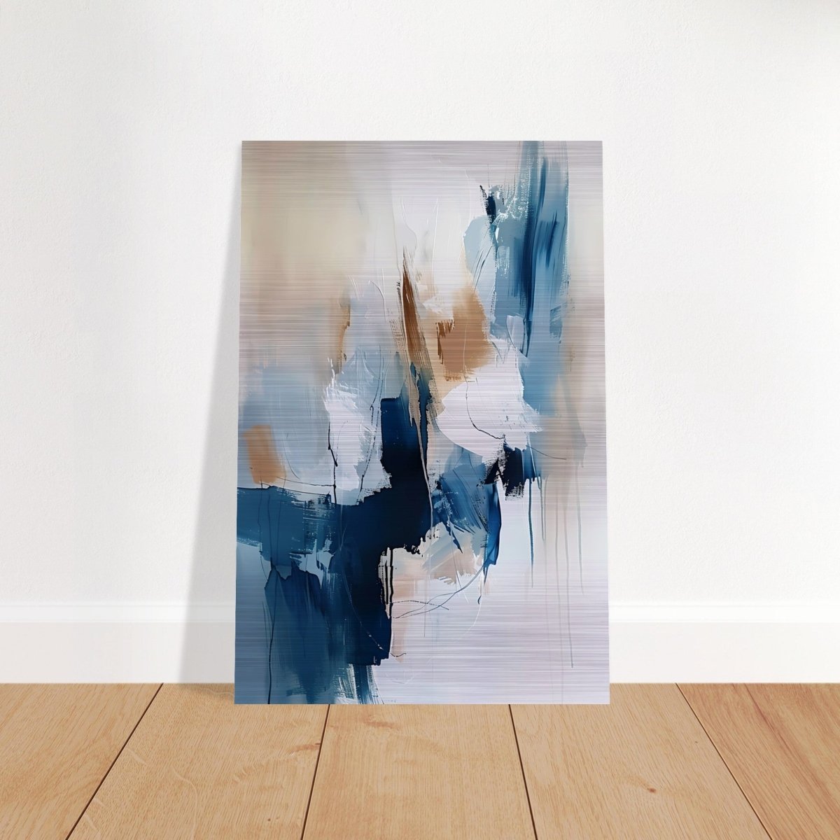 Modern Wall art Print | Da Vinci Abstract Wall art Print - Brushed Aluminum Print - 40x60 cm / 16x24″ - 