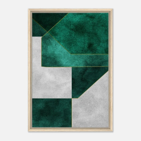 Modern Wall art Print | Da Vinci Abstract Wall art Print - Framed Canvas - 50x75 cm / 20x30″ - Wood frame