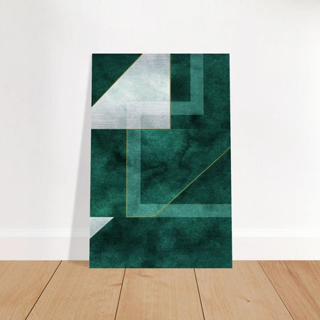 Modern Wall art Print | Da Vinci Abstract Wall art Print - Brushed Aluminum Print - 40x60 cm / 16x24″ - 