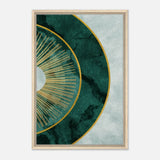 Modern Wall art Print | Da Vinci Abstract Wall art Print - Framed Canvas - 50x75 cm / 20x30″ - Wood frame