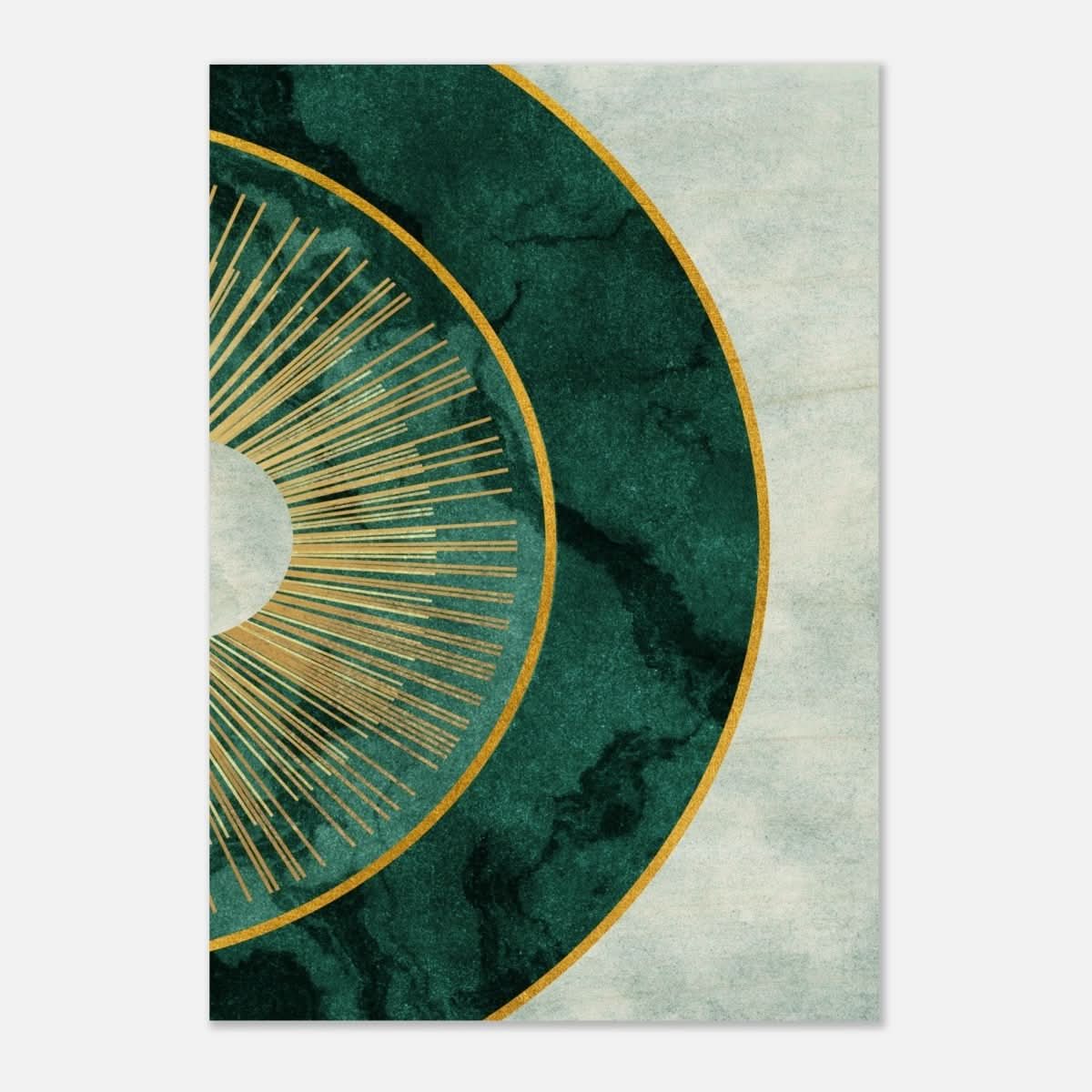 Modern Wall art Print | Da Vinci Abstract Wall art Print - Wood Prints - 70x100 cm / 28x40″ - 