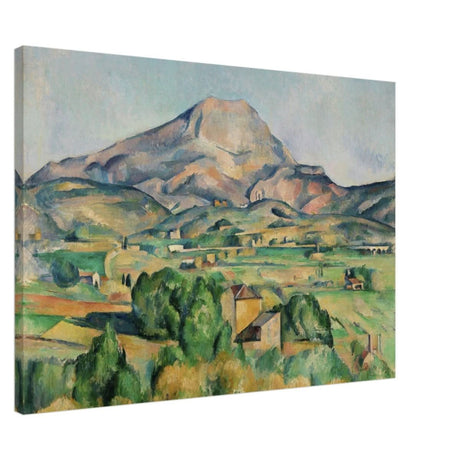 Mont Sainte - Victoire by Paul Cézanne - Canvas - 70x100 cm / 28x40″ - Thick