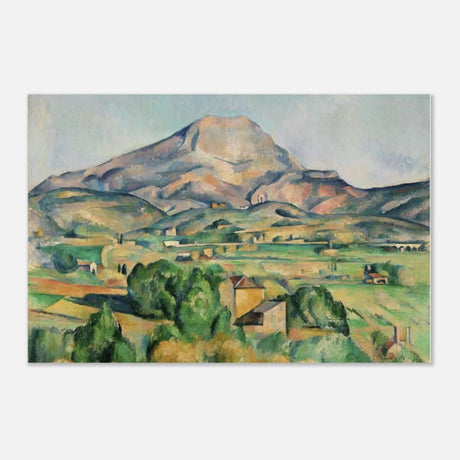 Mont Sainte - Victoire by Paul Cézanne - Aluminum Print - 50x75 cm / 20x30″ - 
