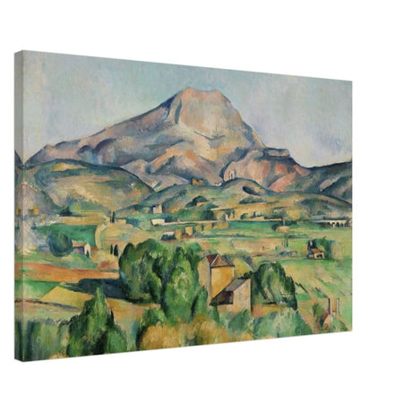 Mont Sainte - Victoire by Paul Cézanne - Canvas - 50x75 cm / 20x30″ - Slim