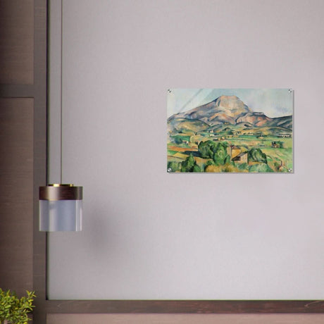 Mont Sainte - Victoire by Paul Cézanne - Acrylic Print - 50x75 cm / 20x30″ - 