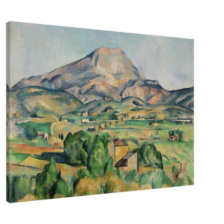 Mont Sainte - Victoire by Paul Cézanne - Canvas - 70x100 cm / 28x40″ - Slim