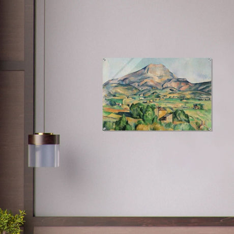 Mont Sainte - Victoire by Paul Cézanne - Acrylic Print - 60x90 cm / 24x36″ - 