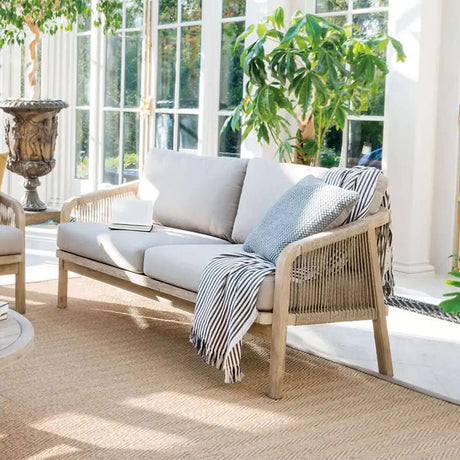 Monte Patio Sofa - Sand - Two - Seater - 