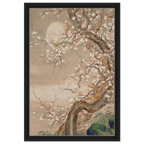 Moonlit Sakura Dance | Traditional Chinese/Japanese Botanical wall art print - Acrylic Print - 30x45 cm / 12x18″ - 