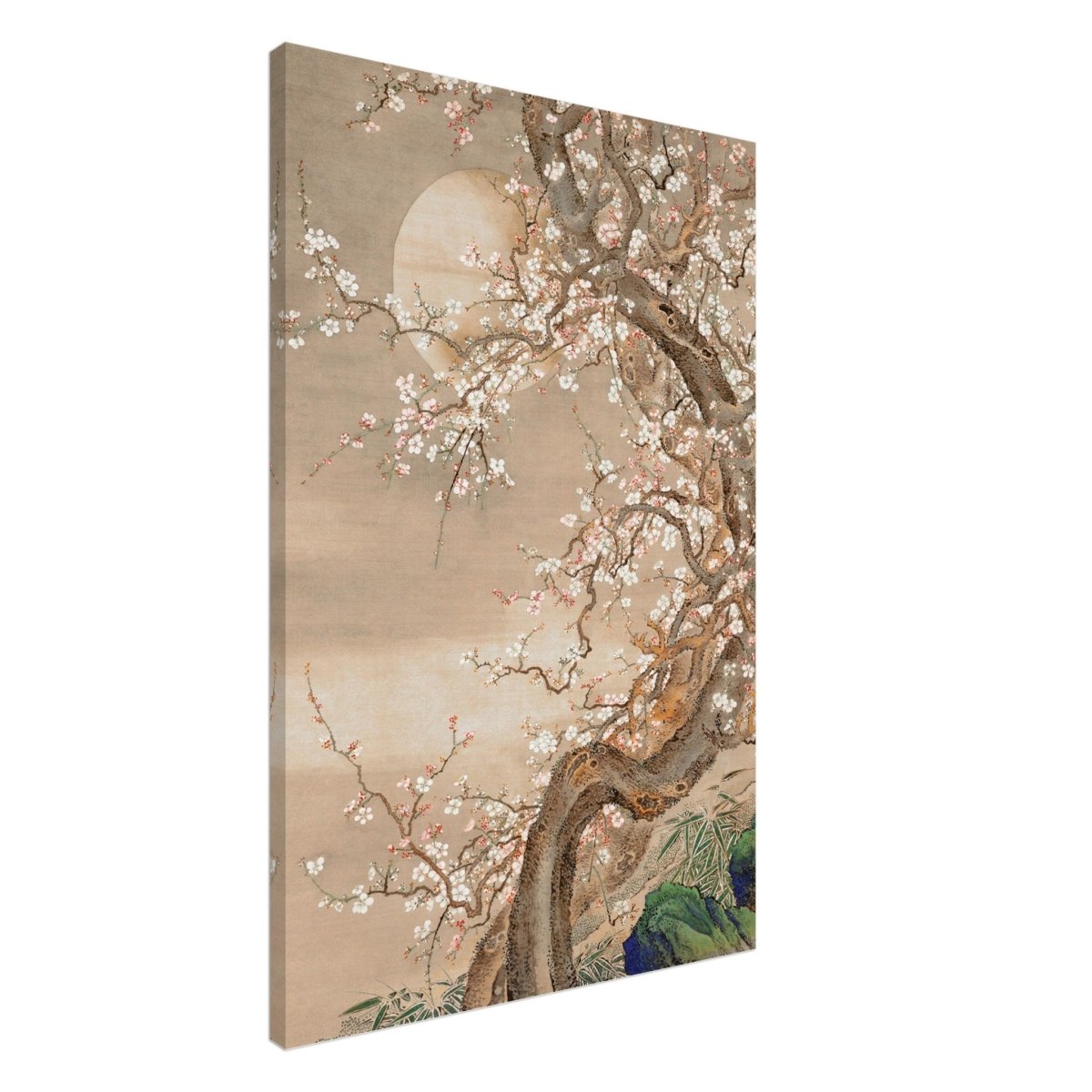 Moonlit Sakura Dance | Traditional Chinese/Japanese Botanical wall art print - Acrylic Print - 30x45 cm / 12x18″ - 