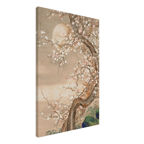 Moonlit Sakura Dance | Traditional Chinese/Japanese Botanical wall art print - Acrylic Print - 30x45 cm / 12x18″ - 