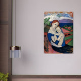 Mother and child by Pablo Picasso 1901 - Acrylic Print - 70x100 cm / 28x40″ - 