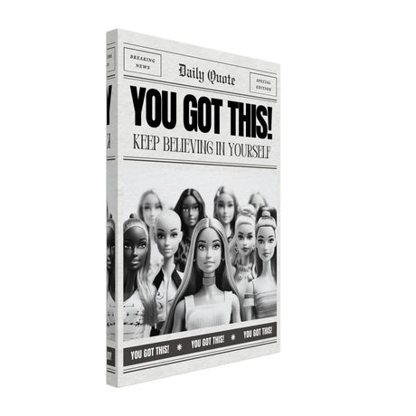 Motivational Art wall art print | You Got This! - Canvas - 30x45 cm / 12x18″ - 
